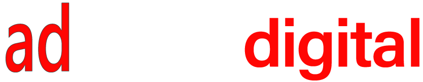 Red and white digital adalerta logo
