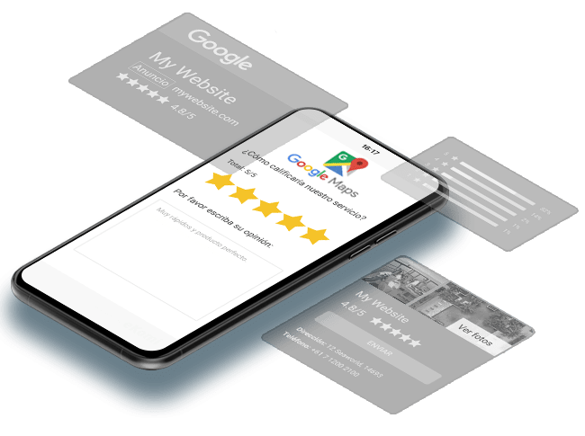 recensione su google mobile